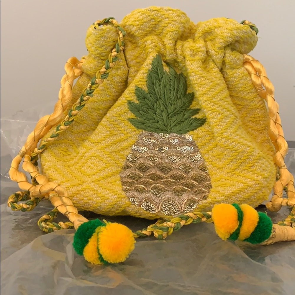 Steve Madden Pineapple Drawstring Purse